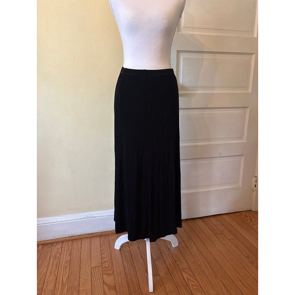 Black maxi skirt stretchy pencil grunge layering grandmacore cottagecore winter